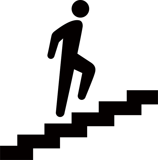 上楼图标 运动图标