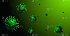 病毒感染。冠状病毒背景图像。covid - 2019。向量。