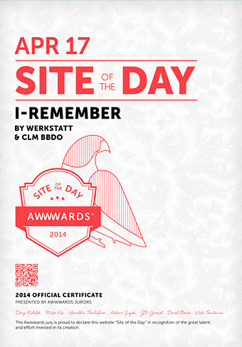 Awwwards - 证书