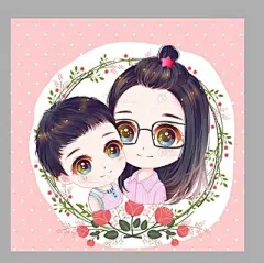 照片转手绘微信卡通logo形象q版头像人物设计漫画定制制作代画像-淘宝网