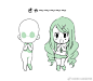 绘画参考超话 绘画超话    #绘画参考# 一组来自季月エル的Q版的动态参考（pid:20568235） ​​​​