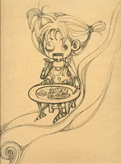坎坷佬  的插画 木偶