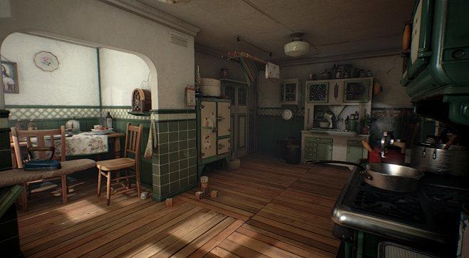 Kitchen 1930 (UE4), ...