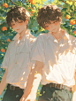 现代校园双男主/耽美 | Ai绘画
@叙叙叙叙白