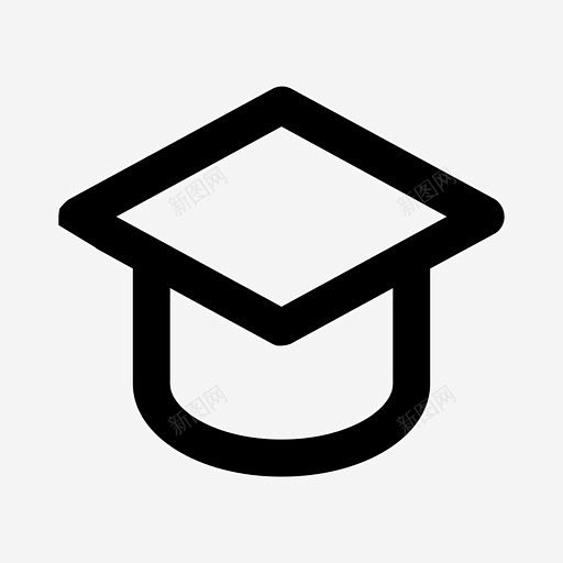 学生帽子医生博士 标识 标志 UI图标 设计图片 免费下载 页面网页 平面电商 创意素材