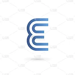 字母E图标