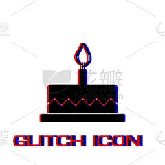 计算机图标,生日蛋糕,平坦的,传统,事件,配方,蛋糕,杯,简单,烹调