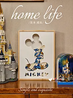 终于挖到一款好看又实用的放乐高零件的相框