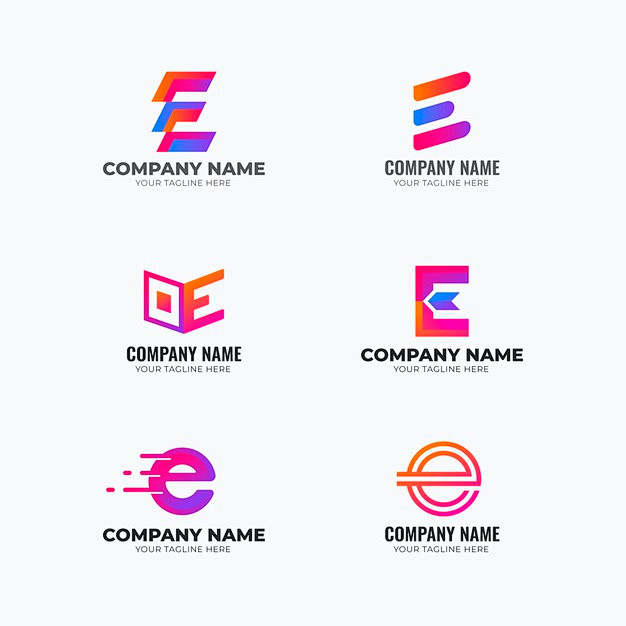字母E，logo标志矢量图素材