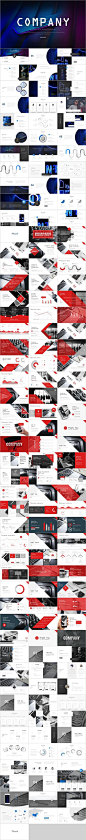 4 in 1 Beautiful Company Presentation template – The highest quality PowerPoint Templates and Keynote Templates download