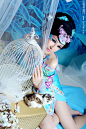 古典美女图片 | 蓝色妖姬