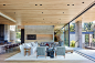 Hillside House for Healthy Living / Abramson Architects - Interior Photography, Patio, Facade, Beam, Chair, Table