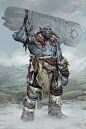 Ice Troll, Yefim Kligerman : Got to do a version of the ice troll, it was a lot of fun. Thanks to Dela Longfish, Vance Kovacs, and Stephen Oakley for aiding me on this task.