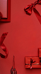 红色礼盒背景背景高清素材