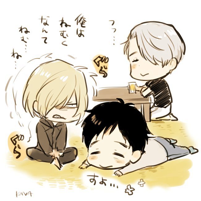 #冰上的尤里# 一家三口！！！！
[tw...