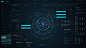 FUI - Echo / Film Screen Graphics : My latest FUI project. F-User Interfaces (the F can mean, Fantasy, Fictional, Fake, Film, FutureFour screens created. Took inspiration from UI work in Avengers Age of Ultron. I started of creating a Hero element and bui