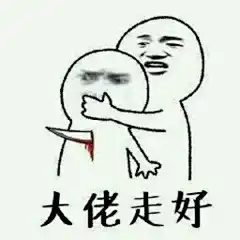 来自分享  搞笑文字图片  聊天表情包 ：大佬  走好～