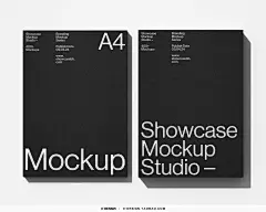 12款A4档案袋信封名片信纸办公文具VI应用作品展示效果图ps样机