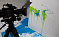 Liquid Chroma Key Experiment : What will happen if you throw blue and green paint, shoot it in ultra slow motion and use the result to create a chroma key? 