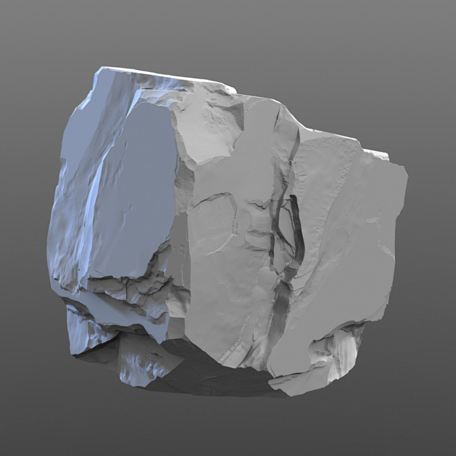 High Poly - Rock 3, ...