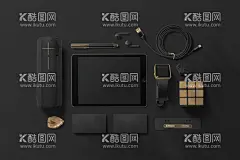 办公样机  - 源文件下载【酷图网】办公样机,平板,电子,手表,智能,魔方,钢笔,耳机,无线,蓝牙,数据线,名片,胸针,工具,文具,高端,商务,办公,用品,LOGO,标志,包装,VI,展示,贴图,PS,样机,模板,设计,素材