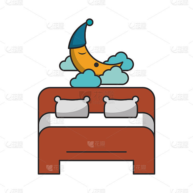 Sleep and rest cartoons