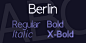 Berlin Font Family · 1001 Fonts
