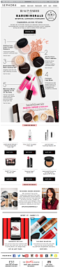 Sephora VIB - 500 points: 5 bareMinerals rewards