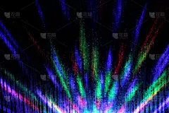 万花筒,彩色图片,水平画幅,夜晚,无人,闪光灯,多色的,摄影