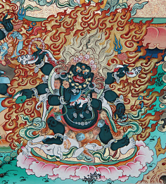 大威德金刚唐卡[000801]_中国唐卡网miumiu92采集到唐卡采集image.