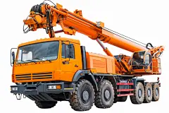 道路工程移动式起重机吊车模型图片