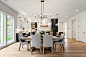 Cottage dining room photo in Portland