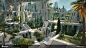 Assassin's Creed Odyssey - The Fate of Atlantis: Episode 3, Maxime LARIVIERE : Here are some screenshots of the work we made on for the DLC : Fate of Atlantis - Episode 3 of AC : Odyssey. 

I was mainly in charge of the dressing of the gardens and bridges