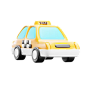 Taxi  3D Icon