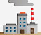 扁平化工厂房屋图标 碳排放 绿色环保 节能环保 UI图标 设计图片 免费下载 页面网页 平面电商 创意素材