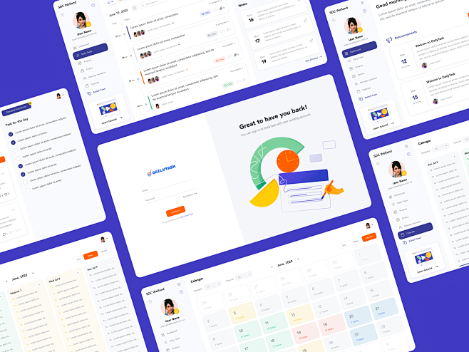 UI/UX design of the ...