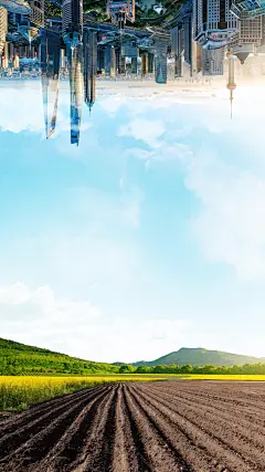 通用农民丰收节祝福实景手机海报(2)