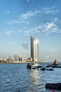 厦门,鼓浪屿,福建省,垂直画幅,水,天空,未来,交通,户外,交通方式