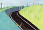 artwork Drawing  ILLUSTRATION  Landscape painting   scenery view
