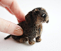 Custom pet miniature - cute needle felted keepsake