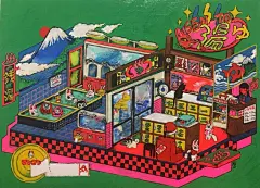 日本插画师中村恭子 ​​​​用霓虹色结合现代潮流创作出复古味十足的插画作品 ​​​​