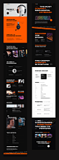 FNATIC | Corporate website : FNATIC is a professional esports organization headquartered in London. The main objective was to show the original redesign site. The structure was redesignedand simplified.In the project, attention was paid to typography whil