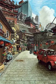 阿瓦尔古丽的相册-日系动漫和插画里的场景_6