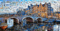 Airlines airports art print collectable Fine Arts  gallery photocollage photomosaic puzzles Travelling