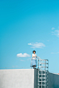 天台拍照｜夏日写真｜滨田英明