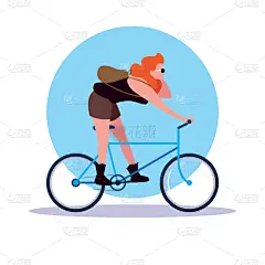 骑自行车,性格,青年女人,头像,脚踏车,运动,女人,自行车,户外,休闲