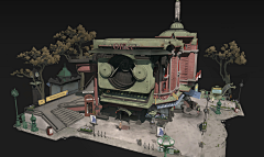 蟹老板XYZ采集到场景 - 建筑、单体