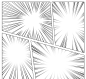 波普风格爆炸线条