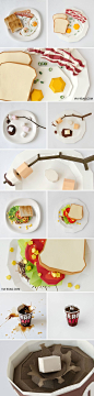 paper food: