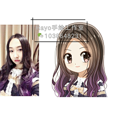 Rayo手绘工作室采集到Rayo的Q版头像设计